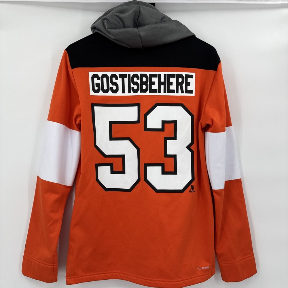 Adidas NHL Philadelphia Flyers Hoodie Pullover Hockey Small Gostisbehere #53
